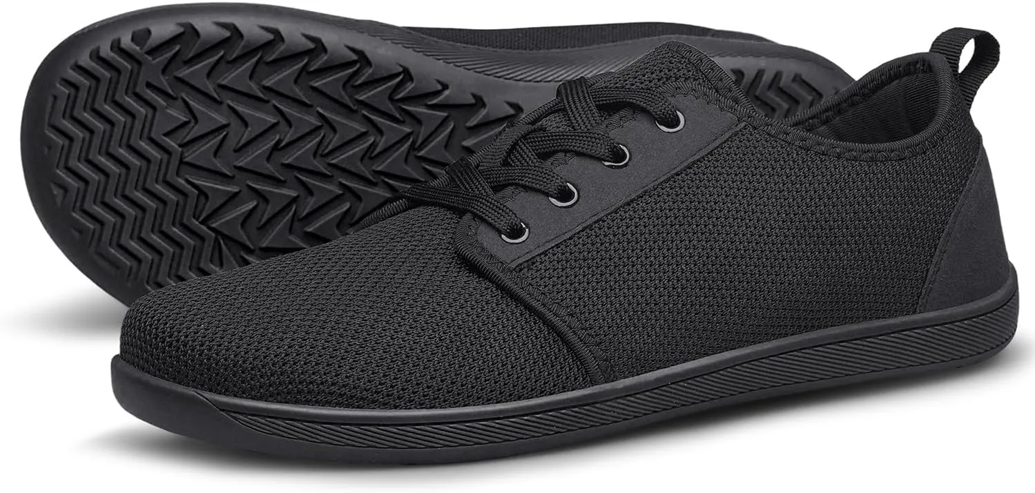 Raoendis Mens Walking Shoes Wide Toe Box Barefoot Shoes Minimalist Zero Drop Shoes Breathable Fashion Sneakers