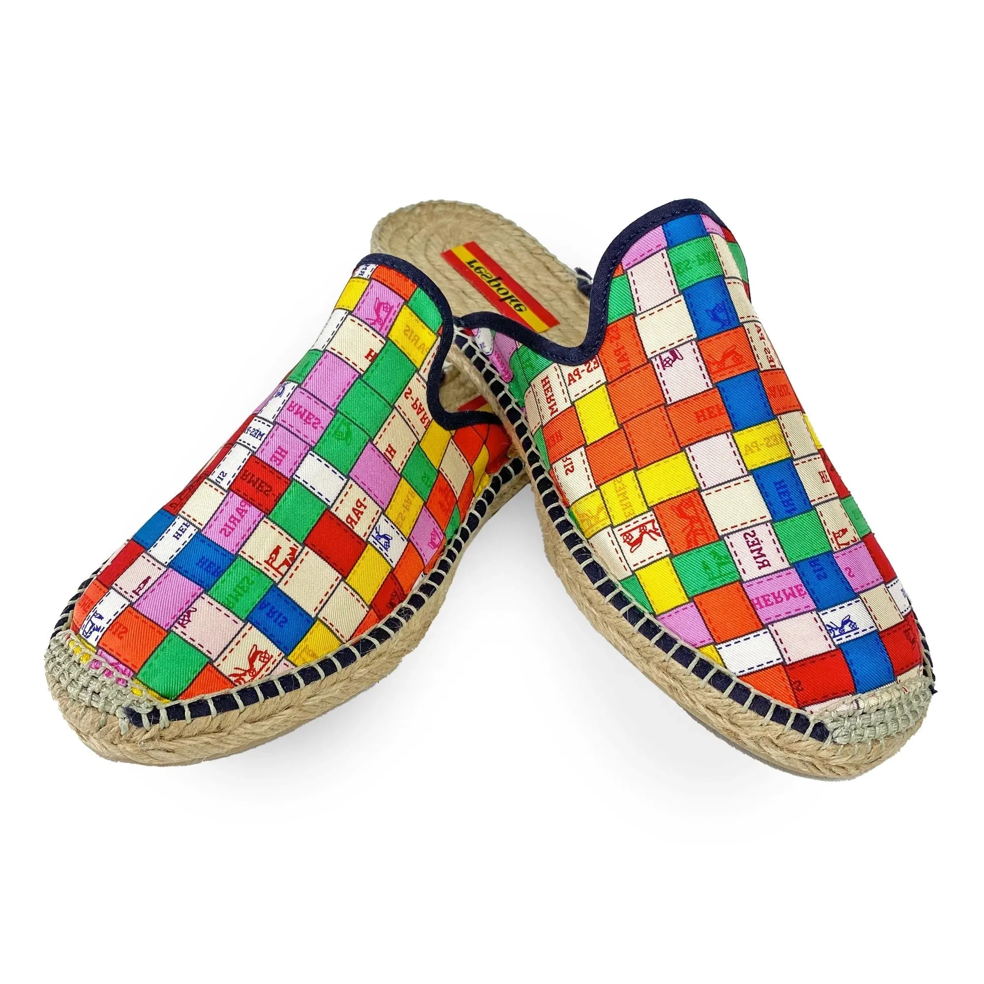 Respoke Women's FEBE Pastel Multi Mule Espadrilles 39/9