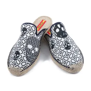 Respoke Women's Nina NINA Black/White Mule Espadrilles 38/ 7.5