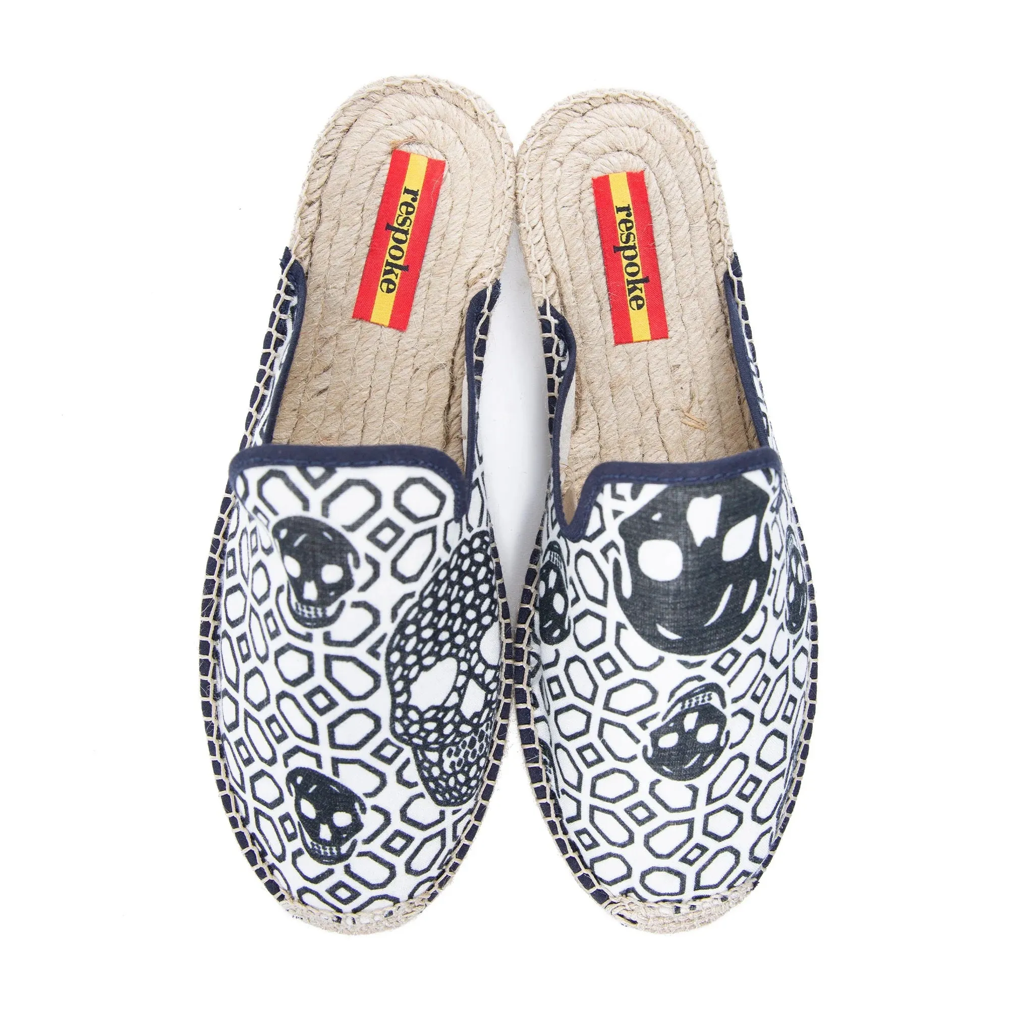 Respoke Women's Nina NINA Black/White Mule Espadrilles 38/ 7.5