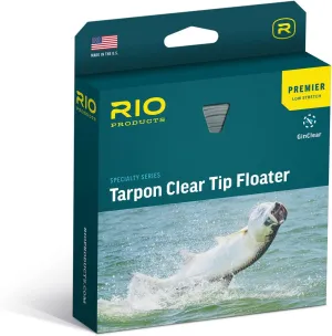 RIO Products Premier Tarpon Clear Tip Floater, Saltwater Fly Line, Low Stretch Specialty Series