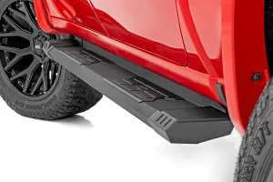 Rough Country HD2 Aluminum Running Boards for Toyota Tundra (2007-2021) CrewMax - 5" Wide Non-Slip Step, Easy Bolt-on Install