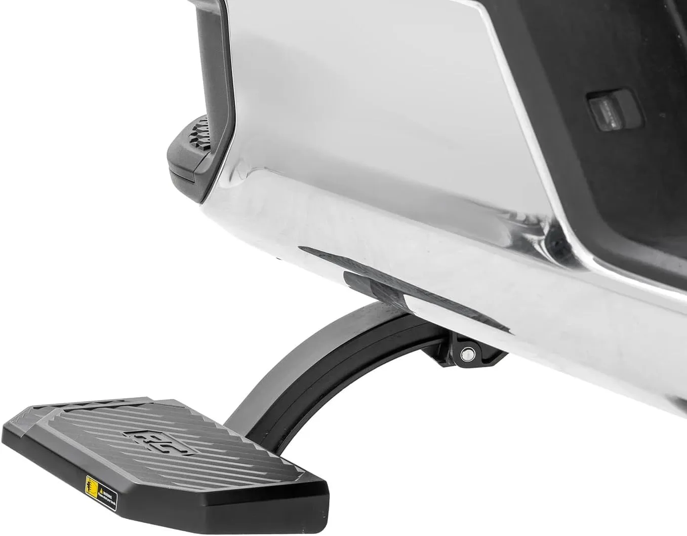 Rough Country Retractable Bed Step for Chevy Silverado & GMC Sierra 2500HD/3500HD (2020-2025) - Manual Pull Tailgate Step, Non-Slip Truck Step