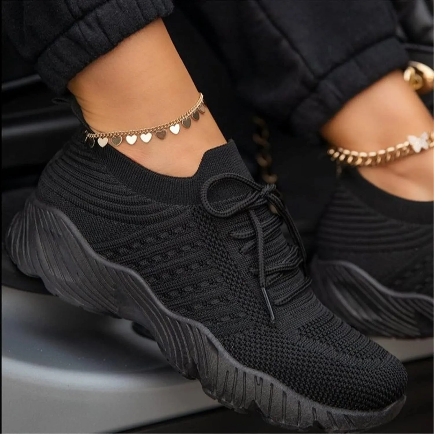 Running Shoes For Women Arch Support Walking Tennis Shoes Slip On Memory Foam Lightweight Non Slip Athletic Sneakers