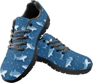 Running Sneakers for Women Flat Soft Lace Up Low-Top Outdoor Gym Sneakers for Ladies Anti-Slip Workout Hiking Shoes for Teen Girls US 5-12