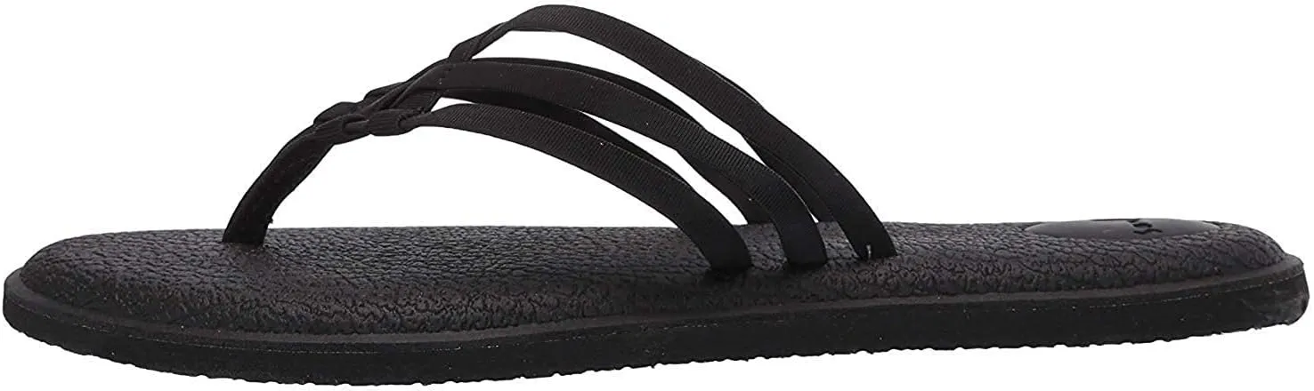Sanuk Women's Yoga Salty | Flip Flops for Women | Yoga Sandals For Women | Memory Foam Footbed