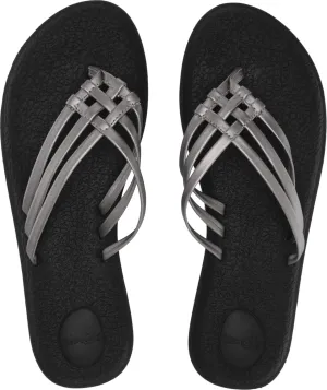 Sanuk Women's Yoga Salty | Flip Flops for Women | Yoga Sandals For Women | Memory Foam Footbed
