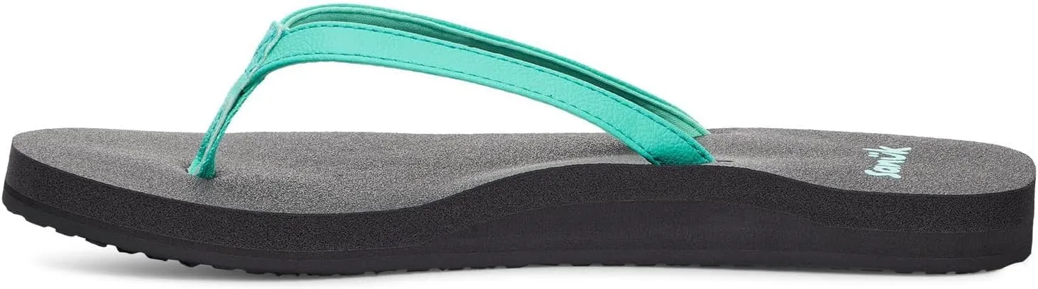 Sanuk Yoga Joy | Flip Flops for Women | Yoga Sandals For Women | Women's Beach Sandals | Memory Foam Footbed