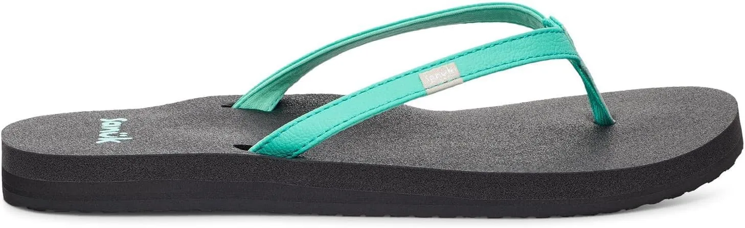Sanuk Yoga Joy | Flip Flops for Women | Yoga Sandals For Women | Women's Beach Sandals | Memory Foam Footbed