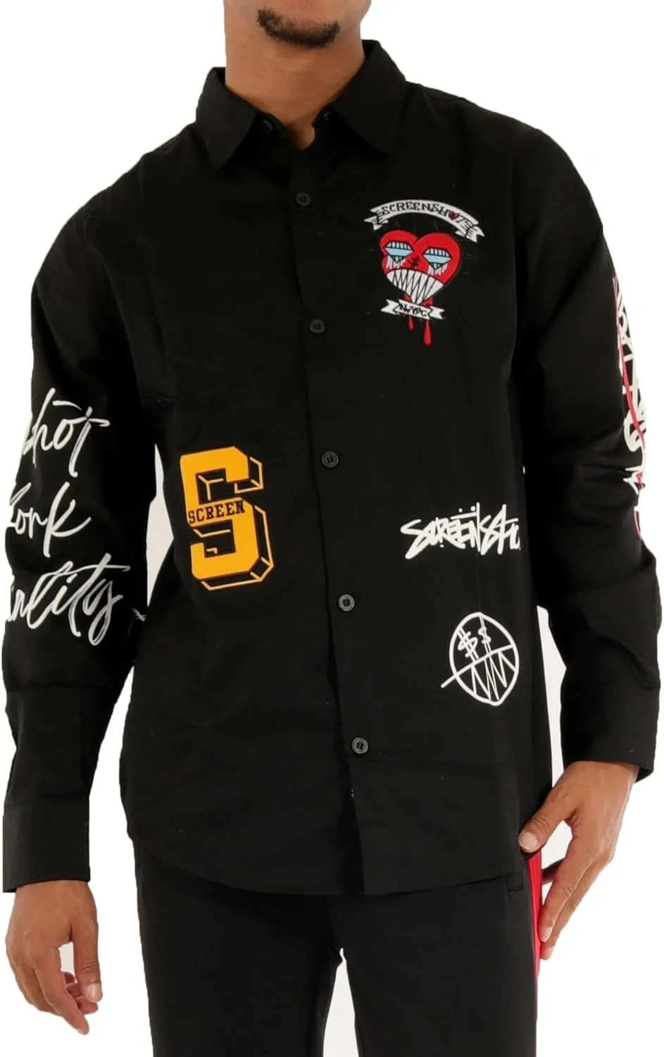 SCREENSHOT SHACKET 3202 Mens Casual Plaid Flannel Shacket Shirt Jacket Button Down Long Sleeve