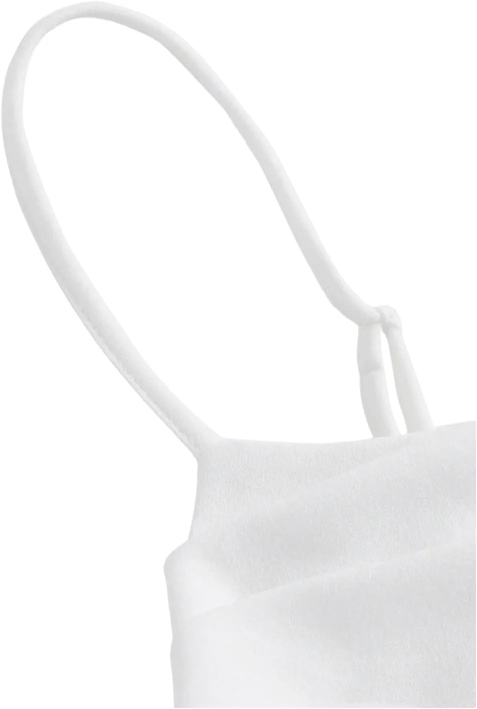 SHENHE Women's Ruched Corset Dress Spaghetti Strap Fit and Flare Flowy Skater Mini Cami Dress