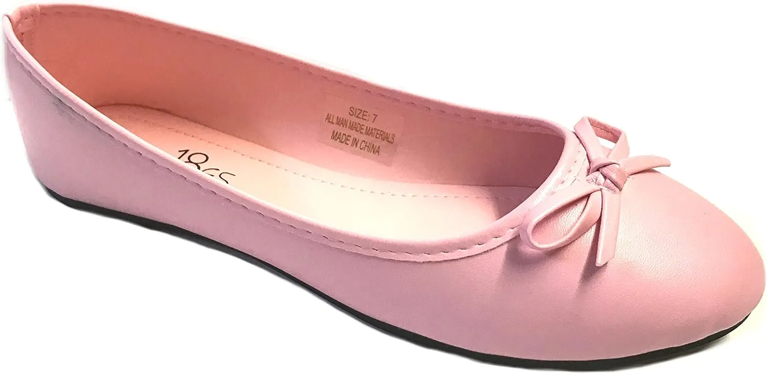 Shoes 18 Womens Ballerina Ballet Flats Shoe with Bow