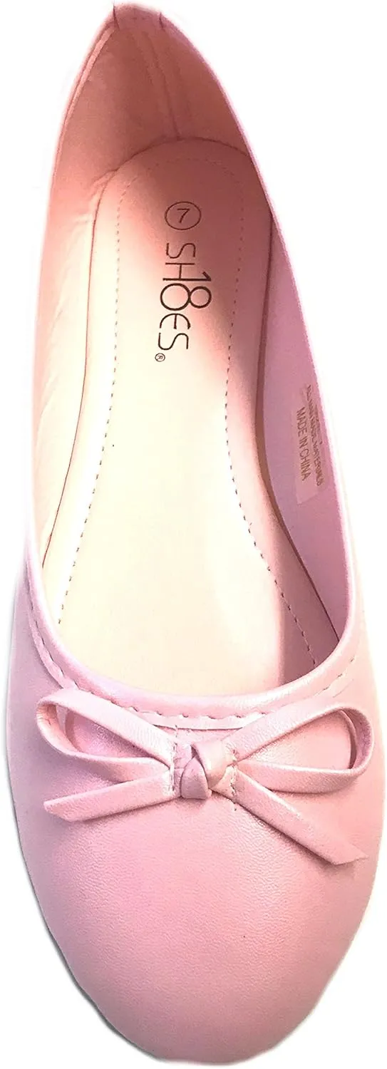 Shoes 18 Womens Ballerina Ballet Flats Shoe with Bow