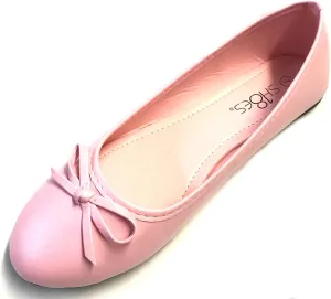 Shoes 18 Womens Ballerina Ballet Flats Shoe with Bow