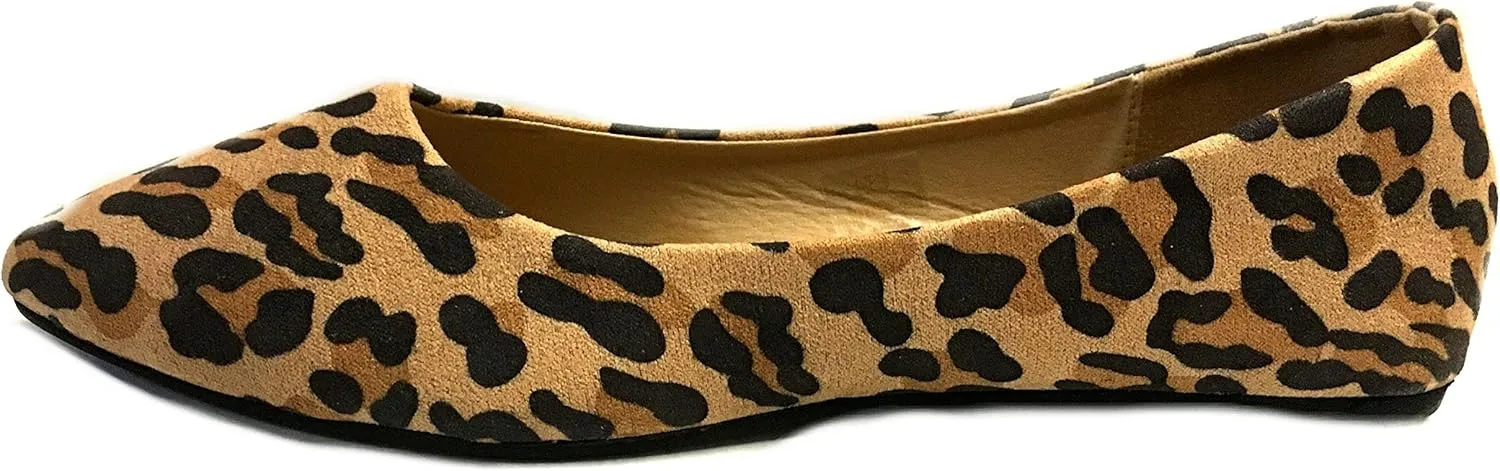 Shoes 18 Womens Faux Suede Rhinestone Ballerina Ballet Flats Shoes