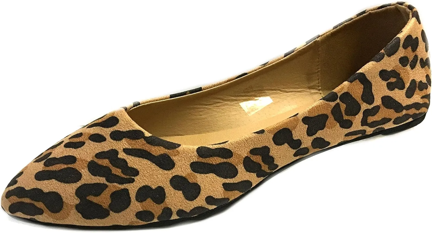 Shoes 18 Womens Faux Suede Rhinestone Ballerina Ballet Flats Shoes