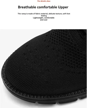 Shoes for Men Mens Casual Dress Oxfords Business Mesh Walking Shoes Tennis Comfortable Sneakers Lightweight Soft Sole & Breathable Fashion Sneakers