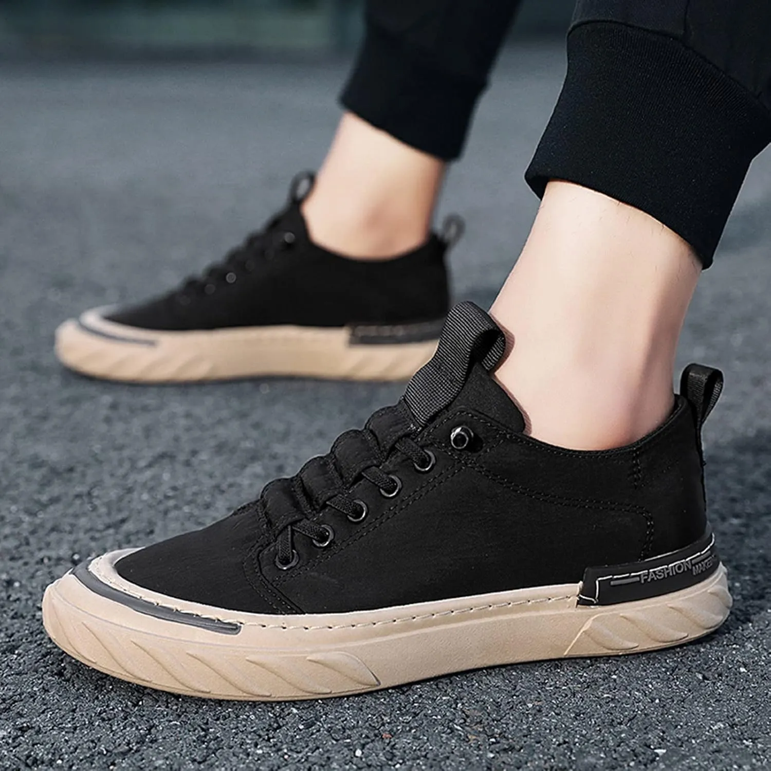 Slip on Shoes for Men Mens Wide Toe Box Sneakers Men's Slip-On Comfortable Light-Weight Shoes Mens Pickleball Shoes