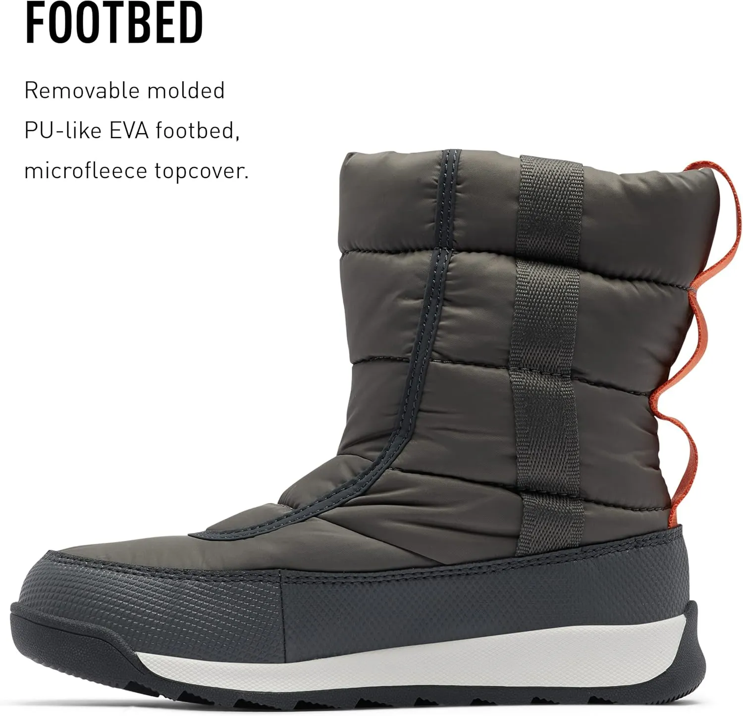 Sorel Unisex Youth Whitney II Puffy Mid Waterproof Boots