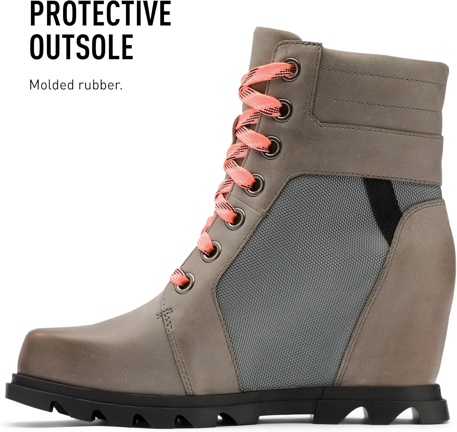 Sorel Women's Joan of Arctic Wedge III Lexie Boot — Waterproof Leather Wedge Boots