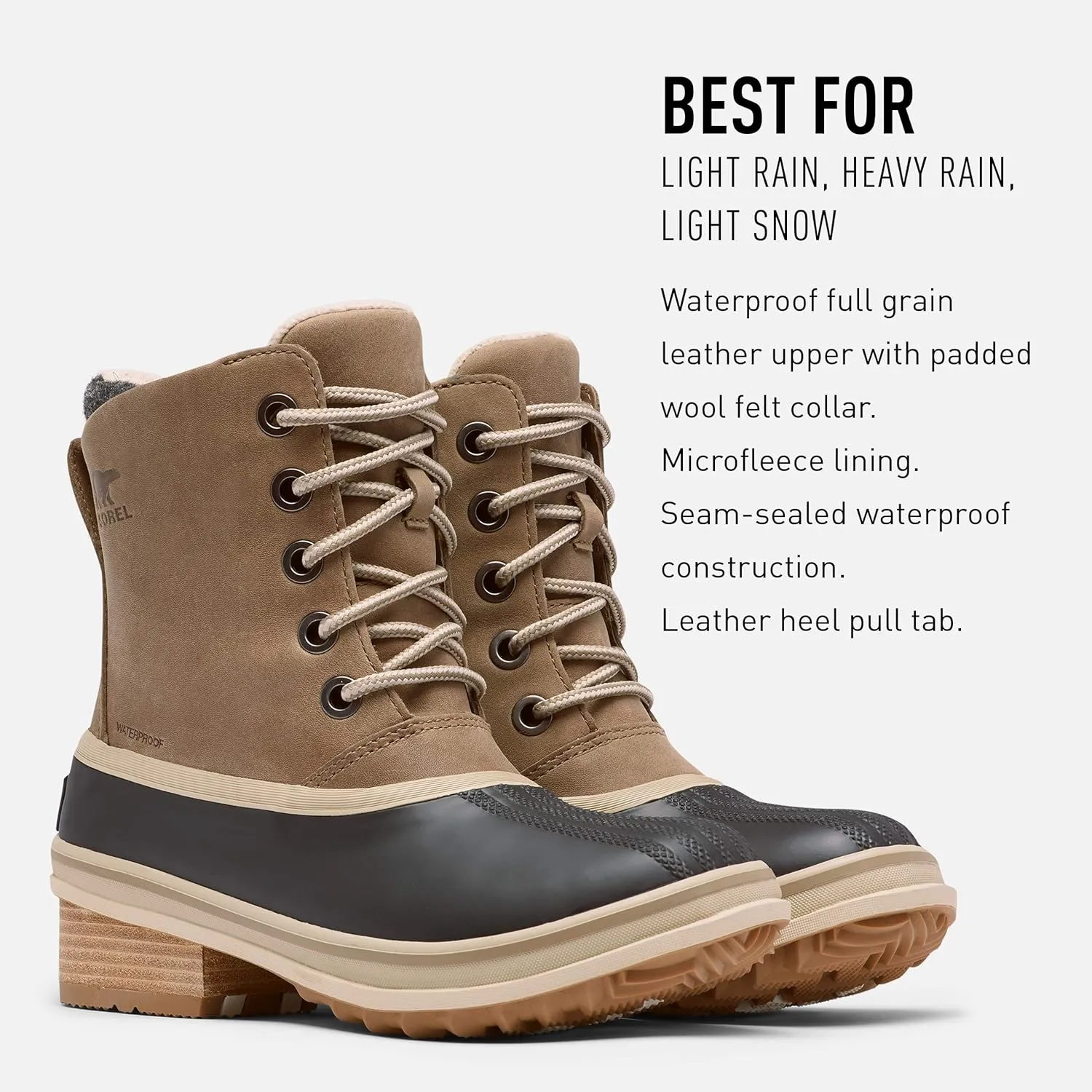 Sorel Women's Slimpack III Lace - Rain and Snow - Waterproof