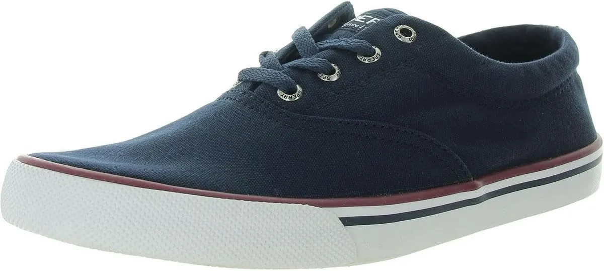 Sperry Mens Striper II CVO Uni Casual and Fashion Sneakers Navy 9.5 Wide (E)