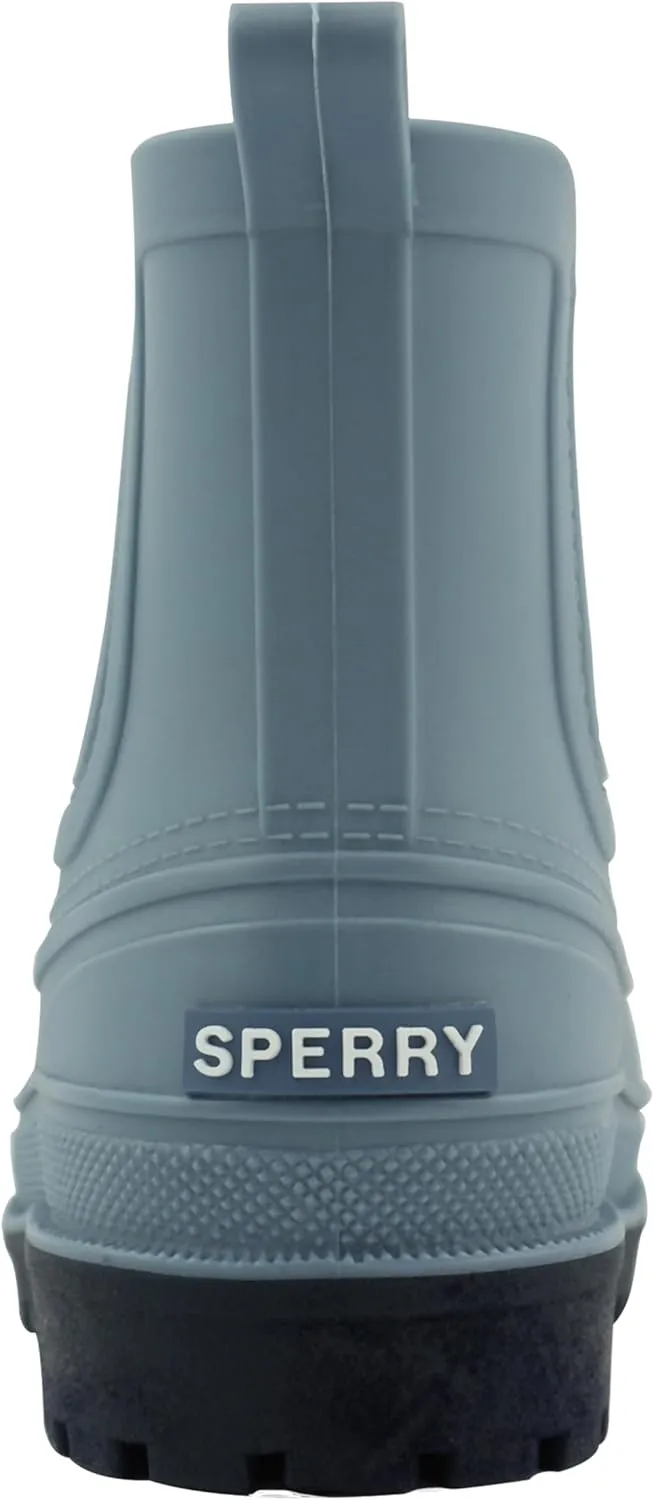 Sperry Toddler Chelsea Rain Boots, Waterproof Rubber Kids Rainboot, Girls/Boys Light Water Shoes for Muddy Park/Hiking