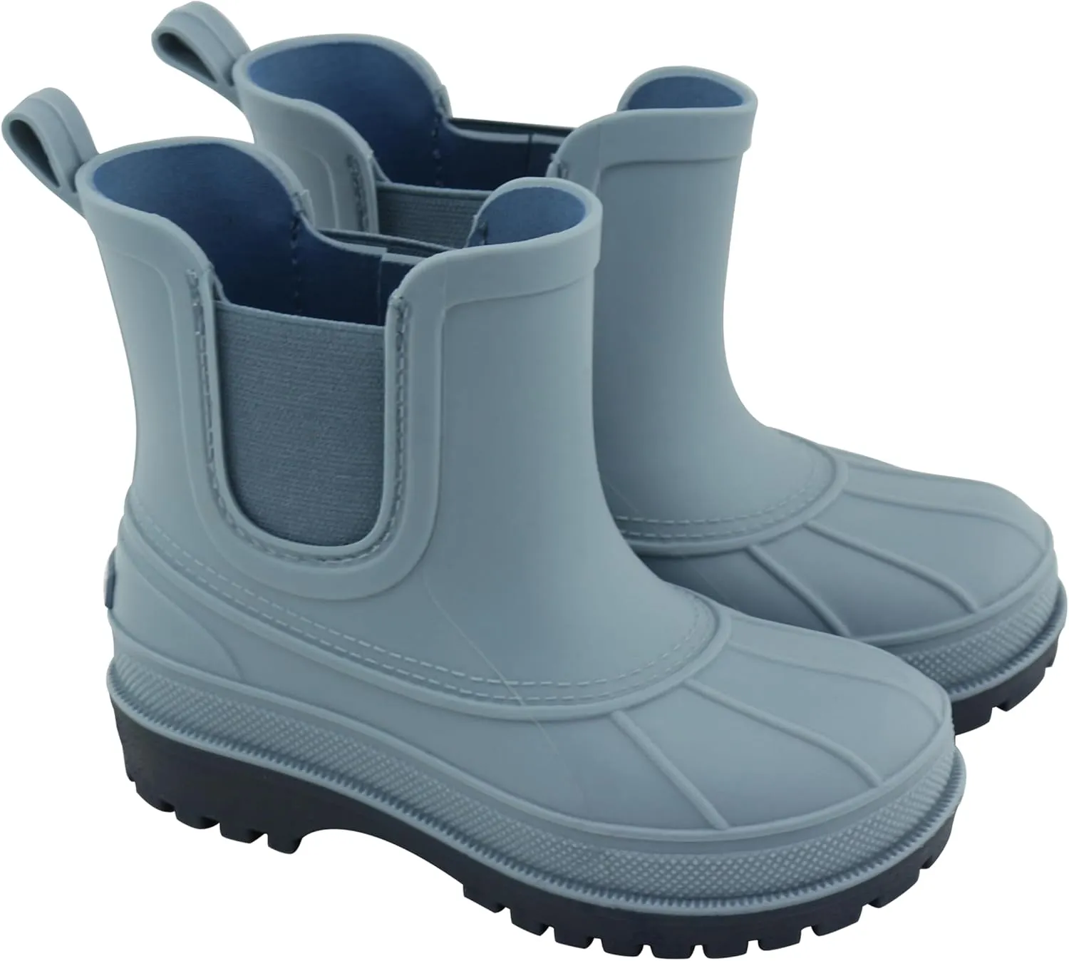 Sperry Toddler Chelsea Rain Boots, Waterproof Rubber Kids Rainboot, Girls/Boys Light Water Shoes for Muddy Park/Hiking