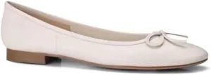 Spot Grape Mother Shallow Mouth Small Thick Heel Round Head Bow Ballet Shoes for Women