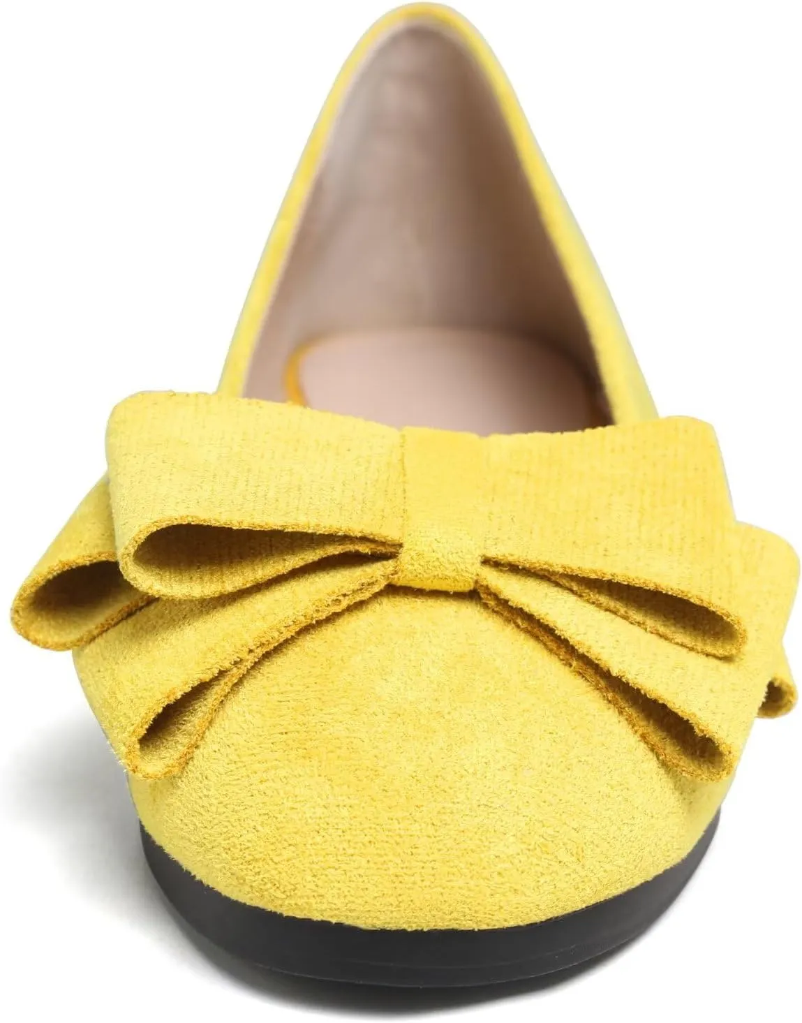 Stunner Women's Dress Flats Cute Round Toe Bowknot Flats Comfortable Ballet Flats Casual Slip On Flat Shoes