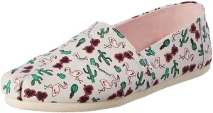 TOMS Womens Alpargata Slip On Flats Casual - Grey