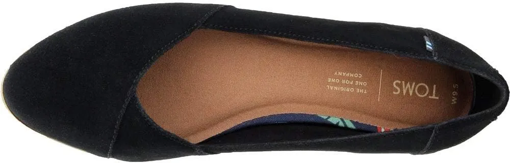 TOMS Womens Julie Slip On Flats Casual - Beige