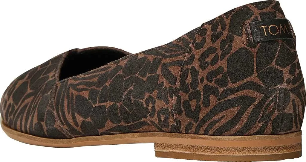 TOMS Womens Julie Slip On Flats Casual - Beige