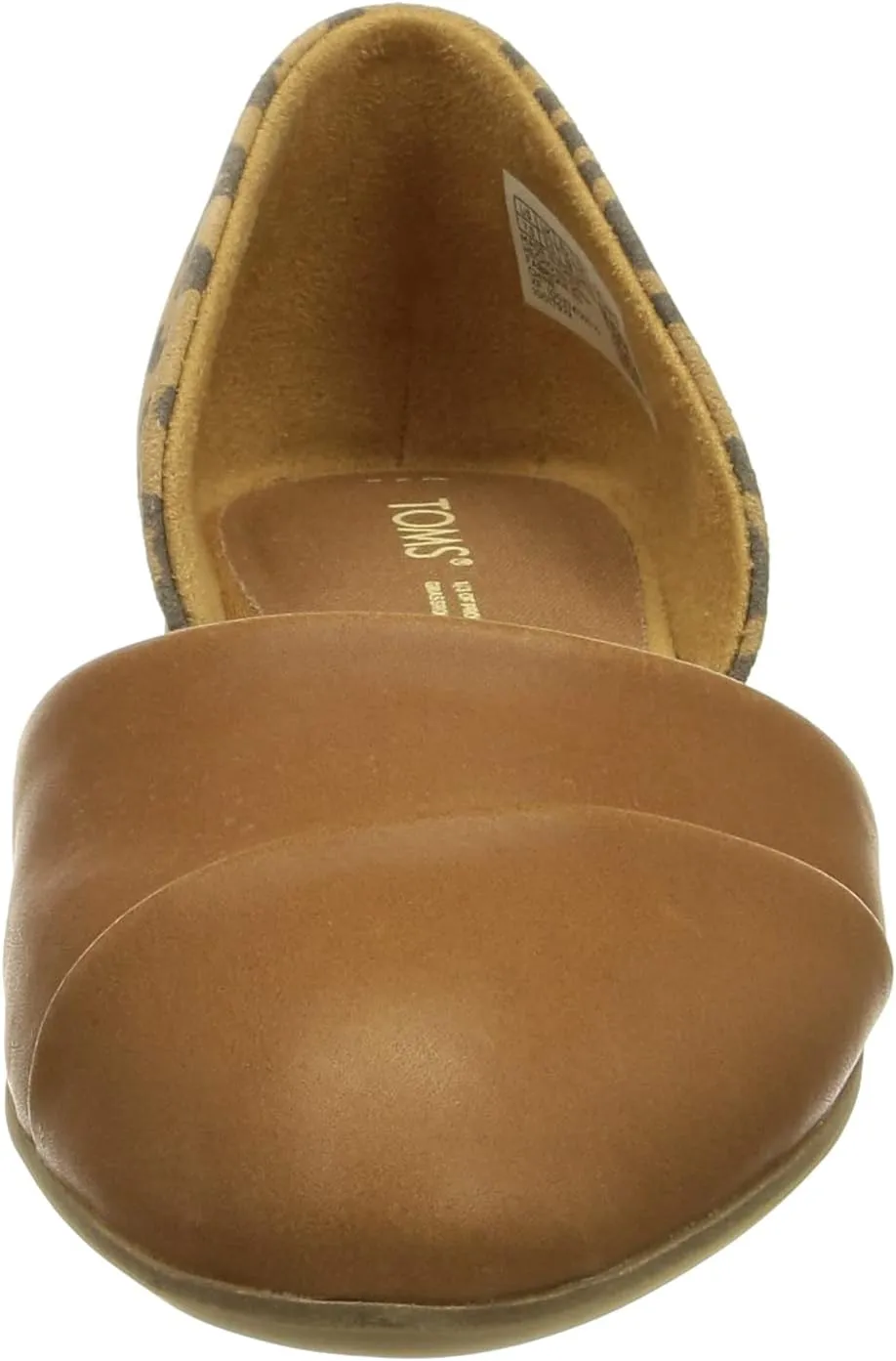 TOMS Womens Jutti Dorsay Slip On Flats Casual - Beige