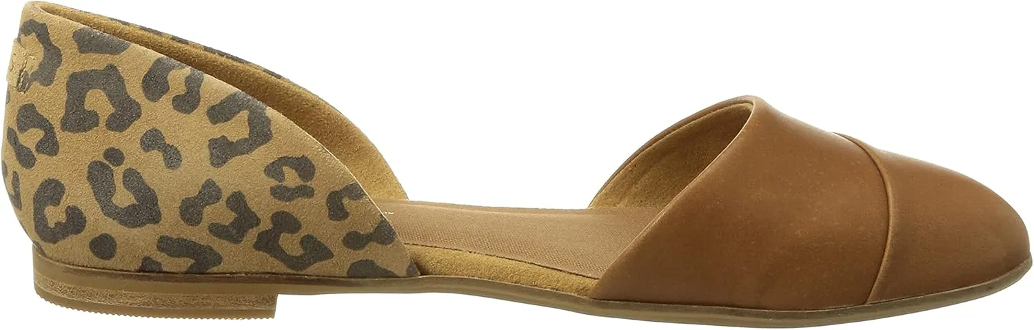 TOMS Womens Jutti Dorsay Slip On Flats Casual - Beige