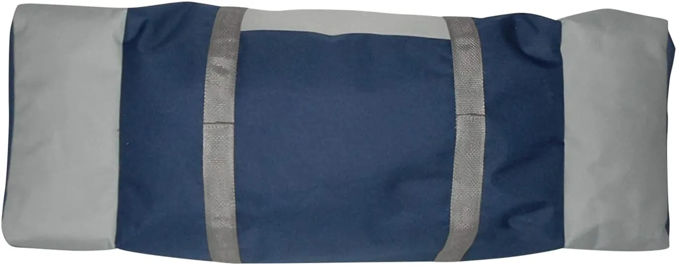 Travel Bag, Extra Large Triple Travel Bag Holds All Your Gears Made In USA. (Navy/silver)
