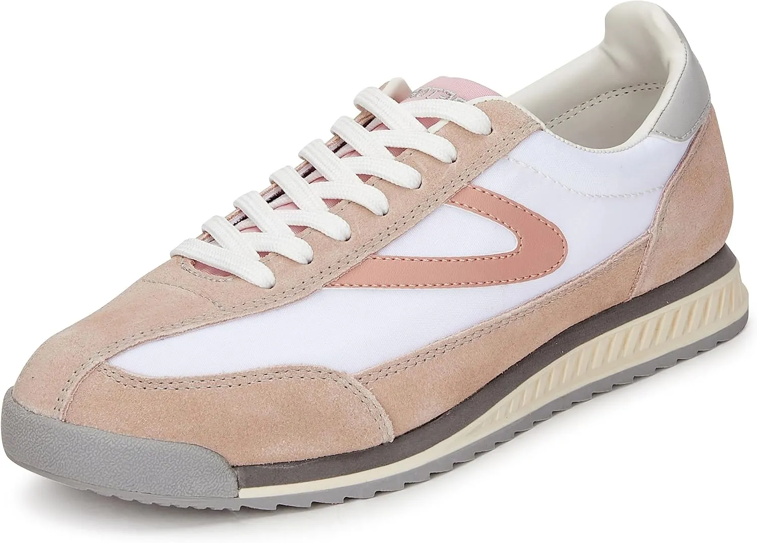 TRETORN Women's Rawlins Fashion Sneakers, Pink/Grey, 9.5