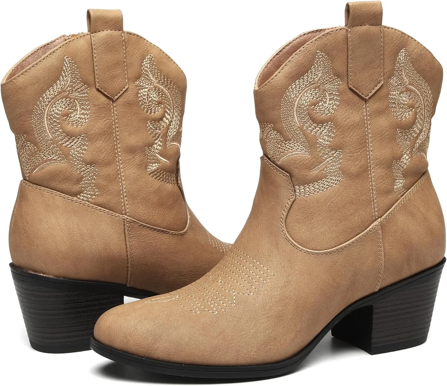 TYNDALL Women's Ankle Boots Western Wear Fashion Cowboy Boots for Women