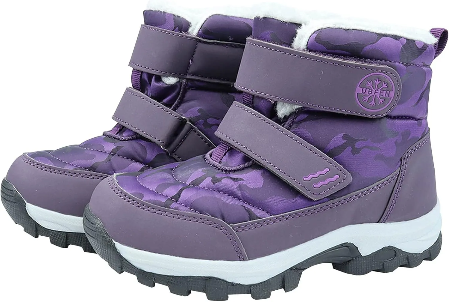 UBFEN Kids Snow Boots Boys Girls Winter Warm Waterproof Outdoor Slip Resistant Cold Weather Unisex Shoes (Toddler/Little Kid/Big Kid)