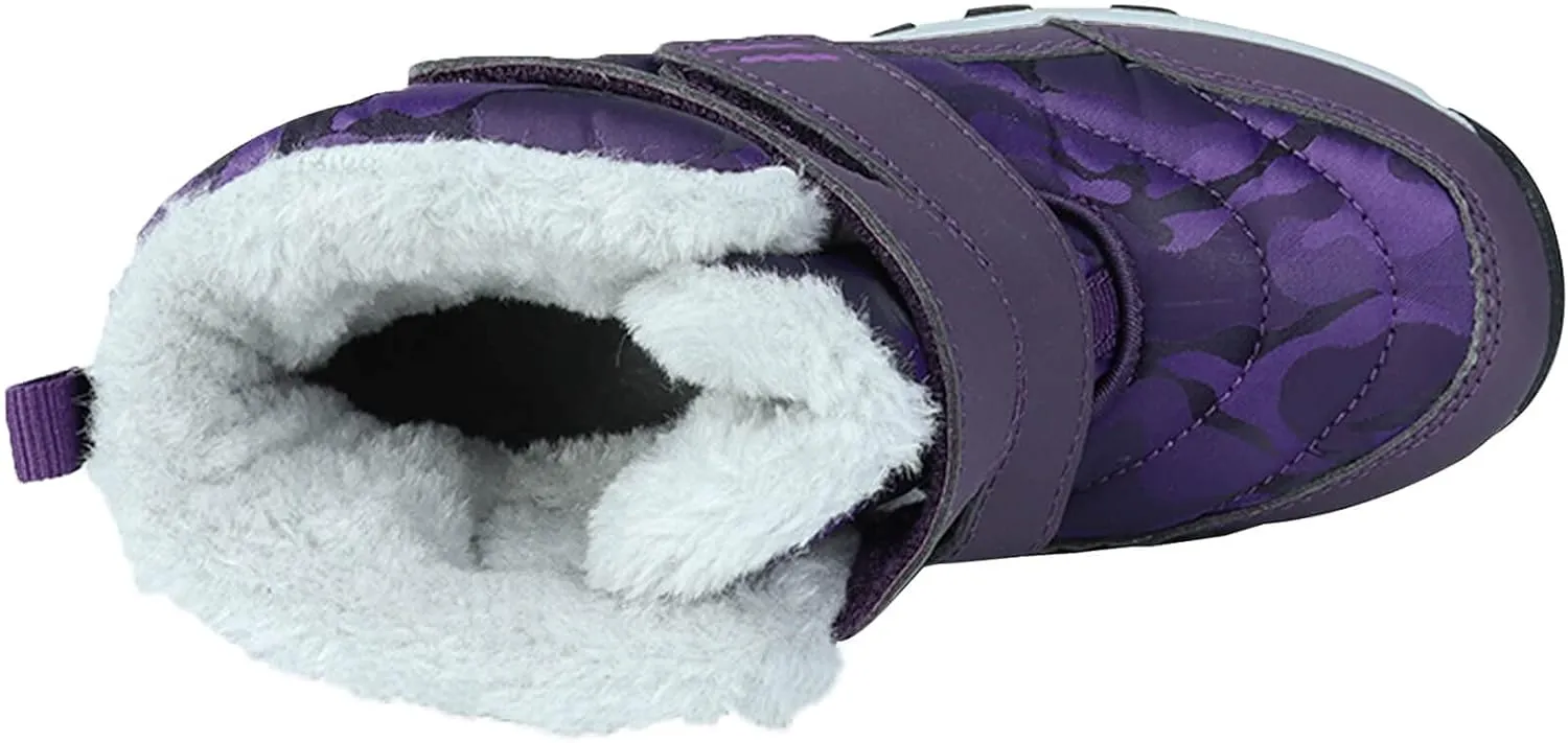 UBFEN Kids Snow Boots Boys Girls Winter Warm Waterproof Outdoor Slip Resistant Cold Weather Unisex Shoes (Toddler/Little Kid/Big Kid)