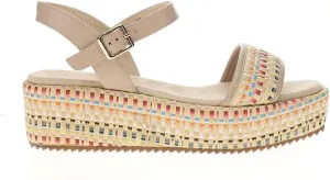 VANELi Womens Walda Platform Casual Sandals Casual Low Heel 1-2" - Beige