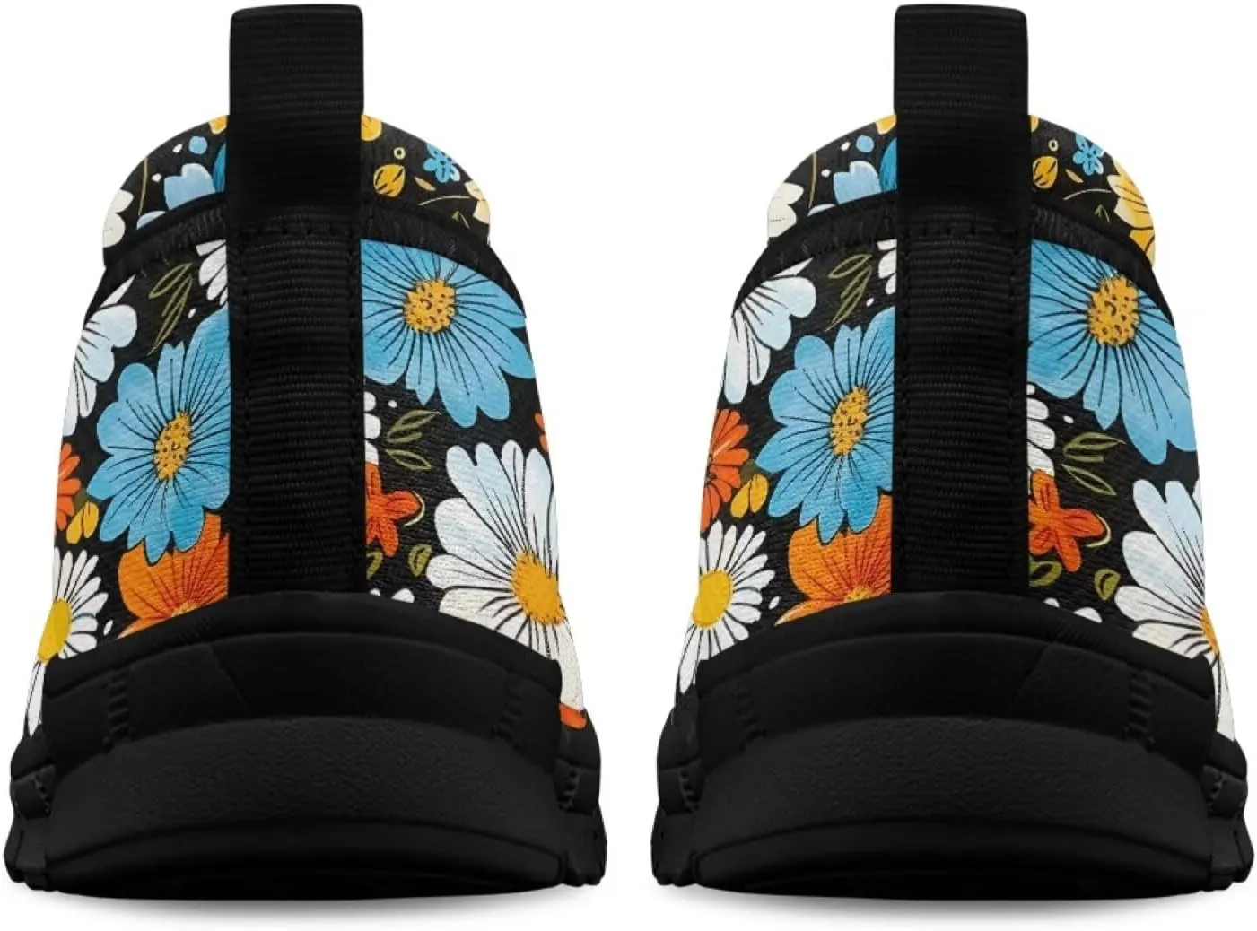 Various Floral Print Women's Flats Round Toe Ballet Loafers Lightweight Mesh Breathable Casual Sneakers Work & Travel