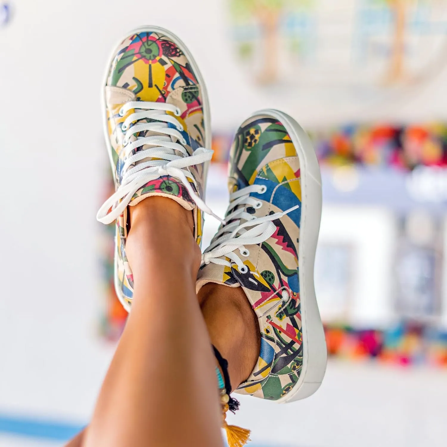 Vegan Leather Sneakers for Women - Handmade and Unique Fashion Sneakers for Women