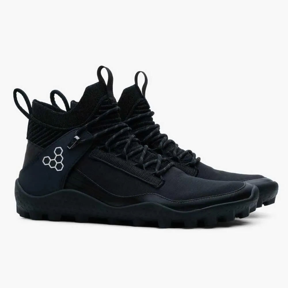Vivobarefoot Magna Lite WR SG Mens Barefoot Hiking Boots | Waterproof, Lightweight & Puncture Resistant | All Weather & Terrains | Wide Fit Grounding Shoes | Shark