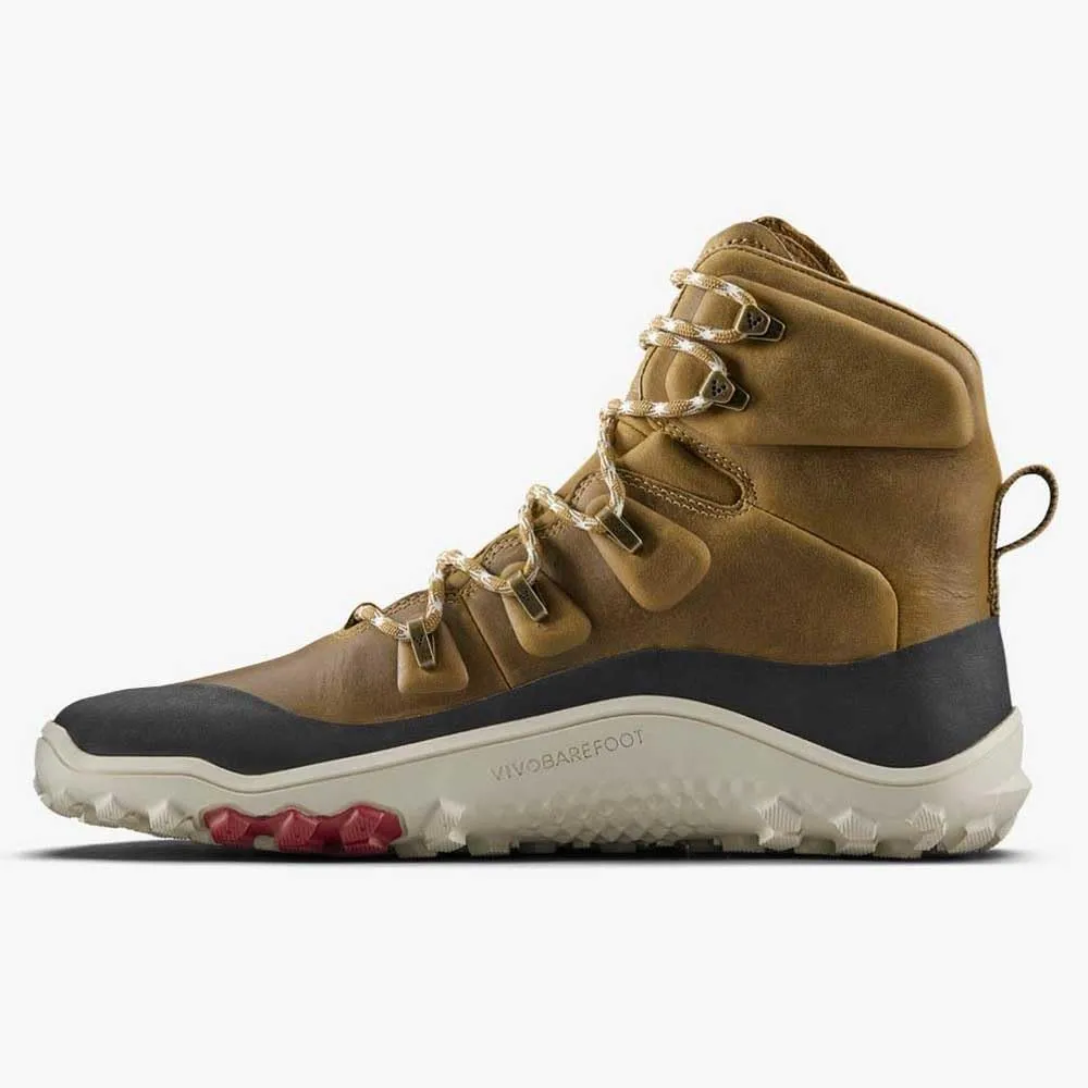 Vivobarefoot Tracker Leather at Mens Barefoot Hiking Boots | Waterproof, Lightweight & Puncture Resistant | All Weather & Terrains | Wide Fit Grounding Shoes