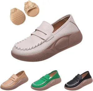 VOODUE Lurebest Shoes for Women, Lurebest Shoes for Women Corrective Loafers, Lurebest Soft Soled Orthopedic Walking Shoes for Women