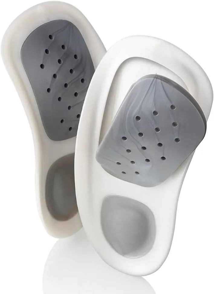 WalkFit Platinum Foot Orthotics Plantar Fasciitis Arch Support Insoles Relieve Foot Back Hip Leg and Knee Pain Improve Balance Alignment FSA HSA Eligible (Men 8-8.5 / Women 9-9.5)