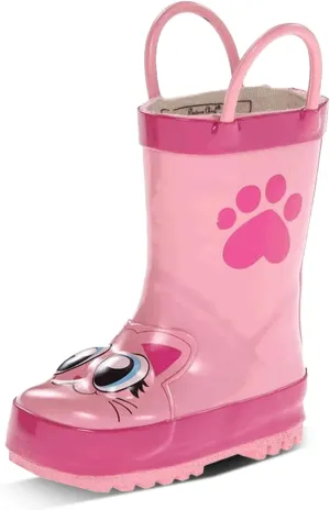 Western Chief Rain Boots with Pull on Handles for Toddlers and Kids - Premium Waterproof Boots for Boys and Girls