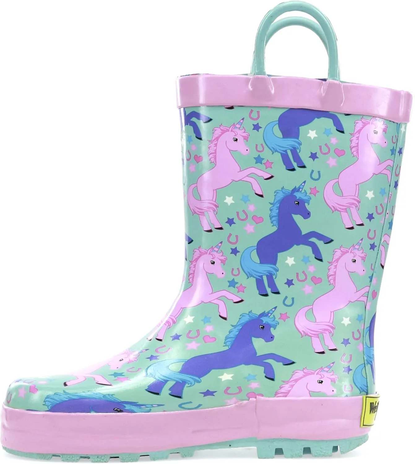 Western Chief Rain Boots with Pull on Handles for Toddlers and Kids - Premium Waterproof Boots for Boys and Girls