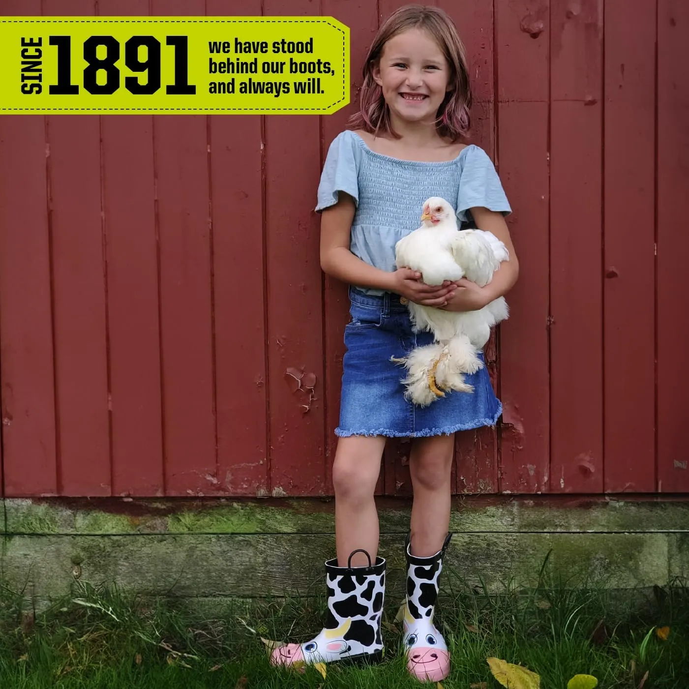 Western Chief Rain Boots with Pull on Handles for Toddlers and Kids - Premium Waterproof Boots for Boys and Girls